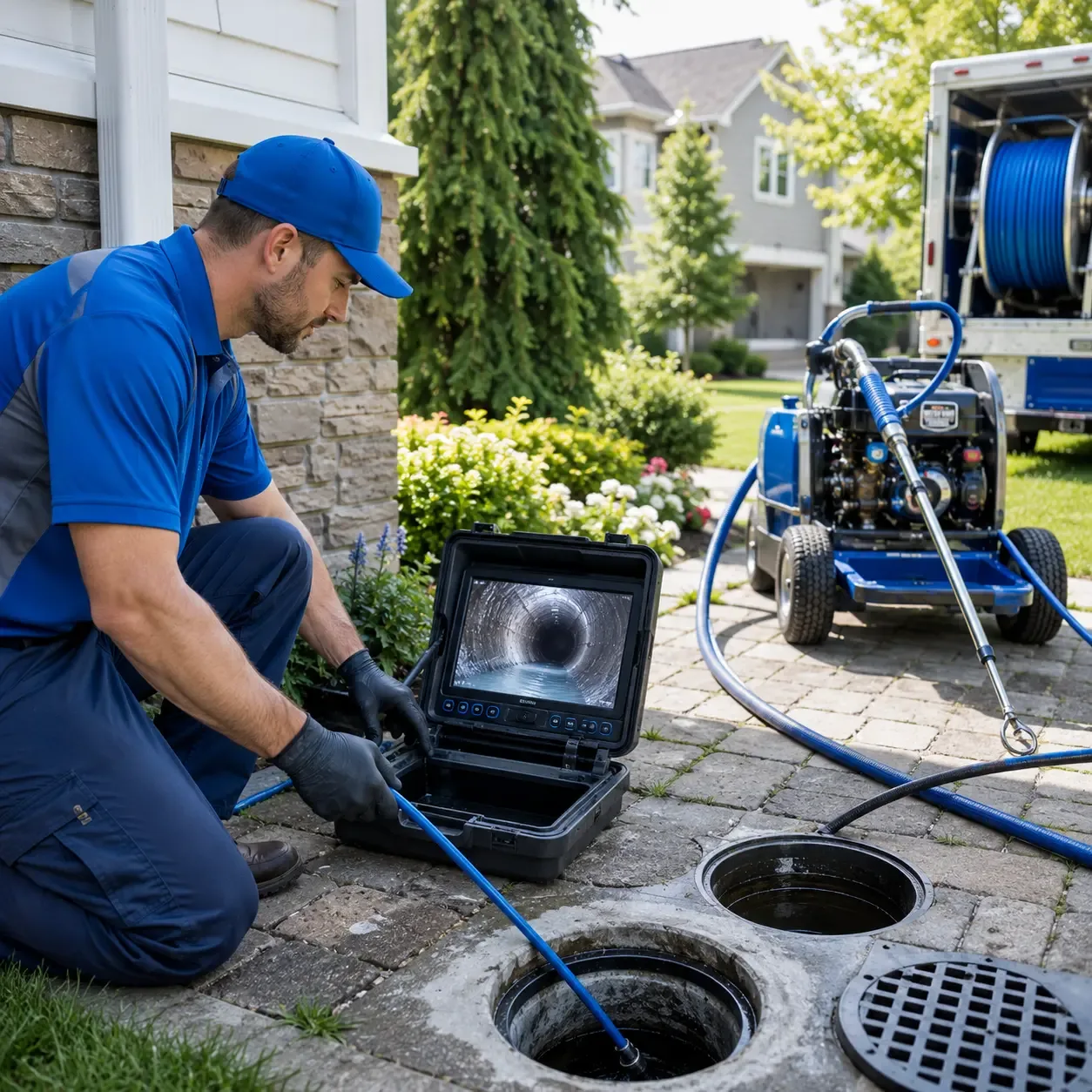 Outdoor drain cleaning professionals serving Trimble, MO